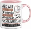 Programmiererin Tasse Geschenk Spruch Wer Will Schon Produktbild-Vorschau 1