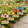 5er Set Bienen Tränke Garten, Insektentränke in Blumenform, Produktbild-Vorschau 7