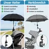 Universal Sonnenschirmhalter mit Klemme, 360° verstellbarer Produktbild-Vorschau 2