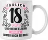 Trendation - 18er Geburtstag Tasse Geschenk Mädchen Jungen Produktbild-Vorschau 1
