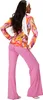 70er Bluse Orchideen Größe: S-M Produktbild-Vorschau 8