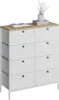 Komoda Vicco Belaro Biały 80 x 95 cm z 8 szufladami, Model Podgląd zdjęcia produktu 6