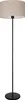 Lampadaire EGLO ''Feniglia'', E27, acier, textile/lin, Voir les images du produit 1