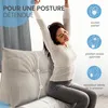 ELONEO Coussin dorsal 90 cm de large, coussin en forme de Voir les images du produit 6