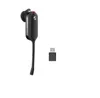 A black wireless headset and a USB dongle are displayed against a white background. Náhľad obrázku produktu