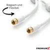 PremiumX 12,5 m Kabel antenowy TV SAT F z filtrem prądowym Podgląd zdjęcia produktu 4