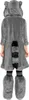 A child wearing a raccoon costume from behind. Produktbild-Vorschau