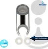 tecuro Brausehalter zur Montage an Armaturen 1/2 Zoll Produktbild-Vorschau 4