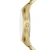 Side view of a gold-colored watch with a white face. Produktbild-Vorschau