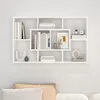 vidaXL Wandregal Weiß 85x16x52,5 cm Holzwerkstoff Produktbild-Vorschau 4