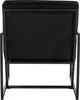 CLP Lounger Avon Samt gesteppt mit Metallgestell schwarz Produktbild-Vorschau 4