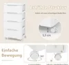COSTWAY kast met 5 lades, opbergkast, commode met lades, Productafbeelding-voorbeeld 7