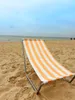 Klappbarer Strandstuhl SAND, orange Streifen Produktbild-Vorschau 15