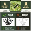 VOSOIR 3x4M Tarp Zeltplane Wasserdicht Ultraleicht 15 Öse+6 Produktbild-Vorschau 4