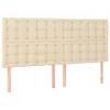 Cloris Designermöbel Boxspringbett mit Matratze Creme Produktbild-Vorschau 5