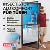 tesa Insektenschutz Tür Fliegengitter mit Aluminium Rahmen Produktbild-Vorschau 5