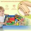 AIYAPLAY Spieltisch, 108-teiliges abnehmbares Eisenbahn-Set Produktbild-Vorschau 5