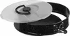 A black springform cake pan with a speckled pattern and a translucent white lid with a black handle. Náhľad obrázku produktu