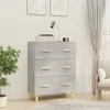 vidaXL Sideboard Betongrau 70x34x90 cm Holzwerkstoff -  Produktbild-Vorschau 2