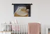 MuchoWow® Wandteppich Wandbehang Eingeschenktes Bier vor Produktbild-Vorschau 2