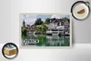 Holzschild Reise Zürich Schweiz Altstadt Fluss 18x12 cm Produktbild-Vorschau 2