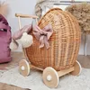WikliBOX - Puppenwagen aus weiden, natur Dumpy mit Bettzeug Produktbild-Vorschau 5