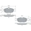 Bosch Bremsbelagsatz, Scheibenbremse Vorderachse 0 986 460 Produktbild-Vorschau 9