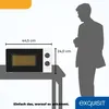 Exquisit Mikrowelle 20L, 700 Watt, 24,5cm Drehteller, 5 Produktbild-Vorschau 8