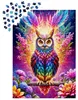 Puzzle 1000 pièces Enjoy – Chouette Néon Voir les images du produit 3