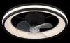 Globo Lighting Deckenventilator Metall schwarz matt, LED Produktbild-Vorschau 2