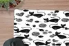 MuchoWow® Mauspad Mousepad Mädchen - Katze - Maus - Muster Produktbild-Vorschau 2