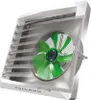 A white and green fan heater. Produktbild-Vorschau