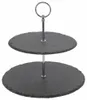 Patera kamienna 2-piętrowa 23 cm Podgląd zdjęcia produktu 1