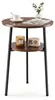 COSTWAY, table basse ronde, diamètre 39 cm, table d'appoint Voir les images du produit 1
