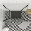 U-Form Duschkabine 110cm Schiebetür mit 2x Seitenteil 80cm Produktbild-Vorschau 5