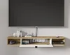 Mobile TV Icarus 156 cm ROVERE ARTIGIANALE / BIANCO OPACO - Anteprima dell’immagine prodotto 7