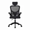 Fotel Biurowy Krzesło Obrotowe Ergonomiczne Czarny Podgląd zdjęcia produktu 4