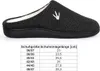 Pantofole HEYO Unisex Calde Antiscivolo Memory Foam Nero Anteprima dell’immagine prodotto 5