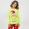 Grinch VELOURS, WEIHNACHTS-Pyjama für Mädchen, ZWEITEILIGER Produktbild-Vorschau 7