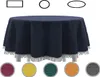 Gartentischdecke mit Fransen Tischdecke rund oval eckig Produktbild-Vorschau 1