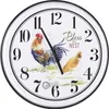 BELIANI Nástěnné hodiny barevné železo Ø 48 cm v retro Náhled obrázku produktu 1