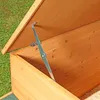 Mucola Hühnerstall Hühnernest aus Holz Hühner Käfig Produktbild-Vorschau 4