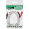 InLine® Cinch Kabel, 2x Cinch, Stecker / Stecker, weiß / Produktbild-Vorschau 5
