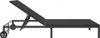 vidaXL Sonnenliege Poly-Rattan Schwarz Produktbild-Vorschau 6
