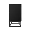 Merax Sideboard noir moderne avec surface mate, armoire de Voir les images du produit 7