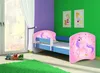 A child's bedroom with a bed decorated with unicorns. Produktbild-Vorschau
