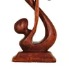 Figura di legno Scultura Figura astratta di legno Statua Anteprima dell’immagine prodotto 3