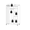 Kit Insert pour armoire Blanc Textile Beige clair Voir les images du produit 18