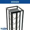 DanDiBo Weinregal Metall Schwarz Stehend Diamant 80 cm Produktbild-Vorschau 7
