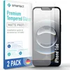 A product shot of a screen protector for an iPhone 16e, with packaging visible. Produktbild-Vorschau